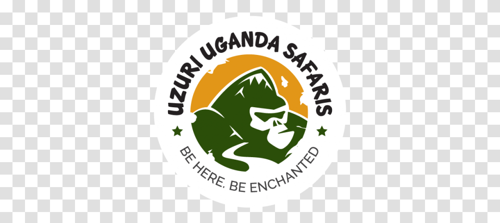 Uzuri Uganda Safaris Bwindi Safaris Logo, Label, Text, Symbol, Animal Transparent Png