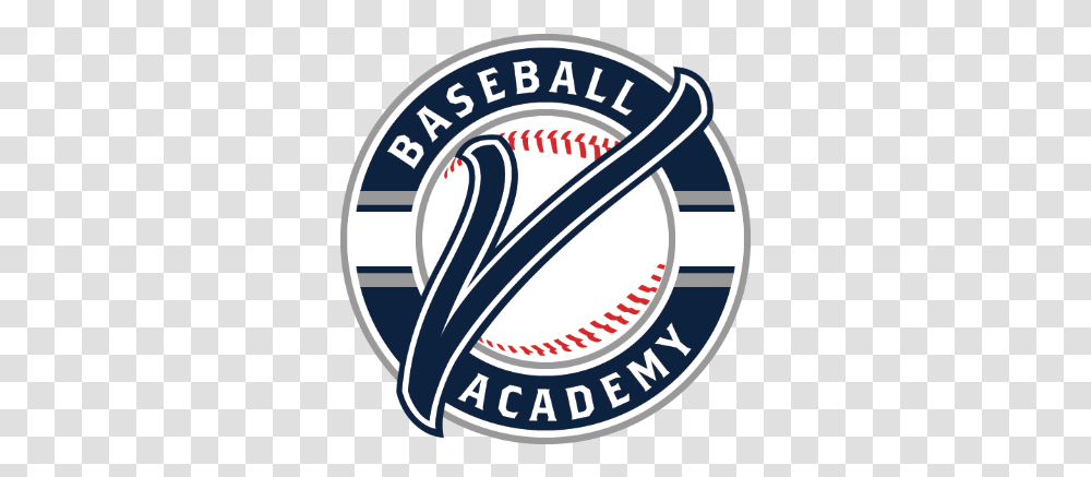 V Baseball Academy Logo V Baseball, Label, Text, Symbol, Trademark Transparent Png