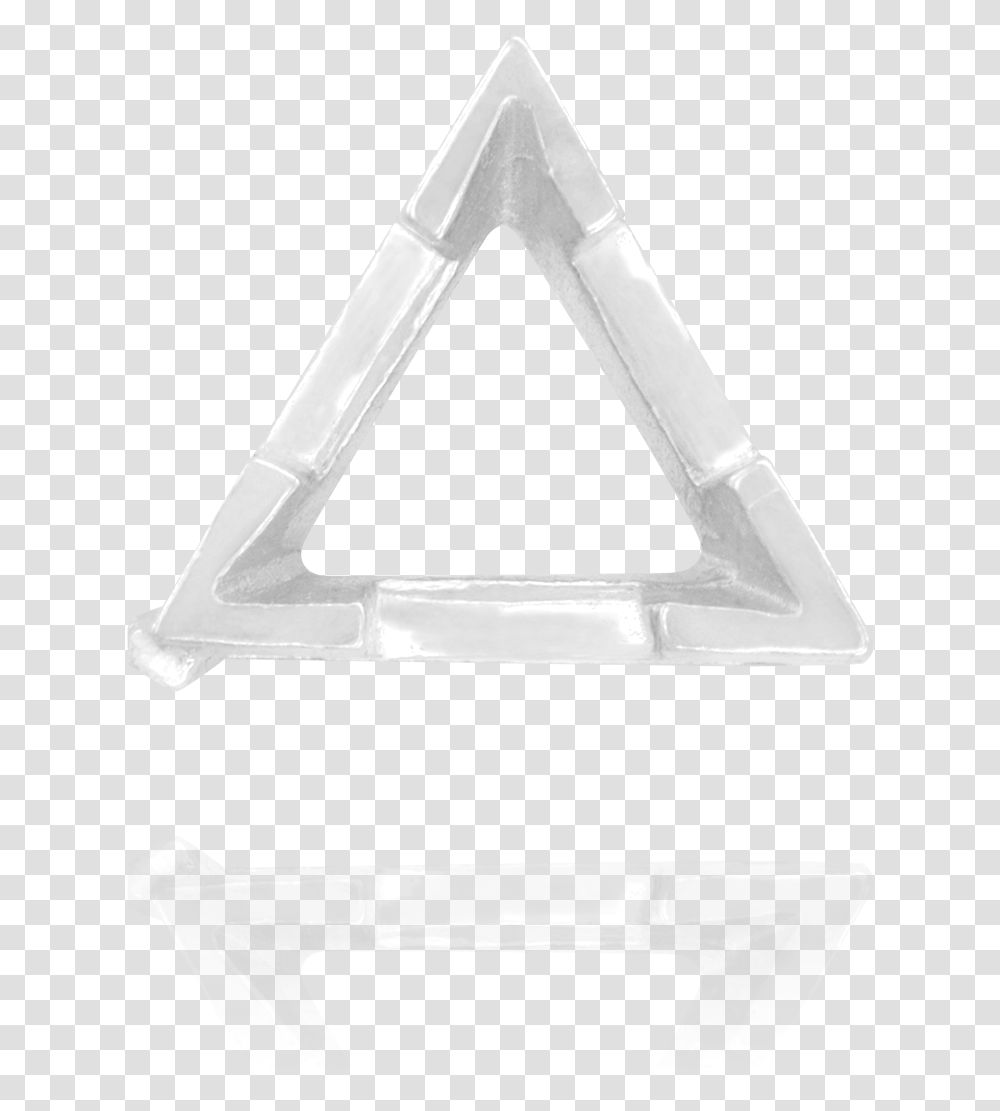 V End Triangle Shape Single Wire Settings Triangle, Axe, Tool, Sink Faucet, Arrowhead Transparent Png