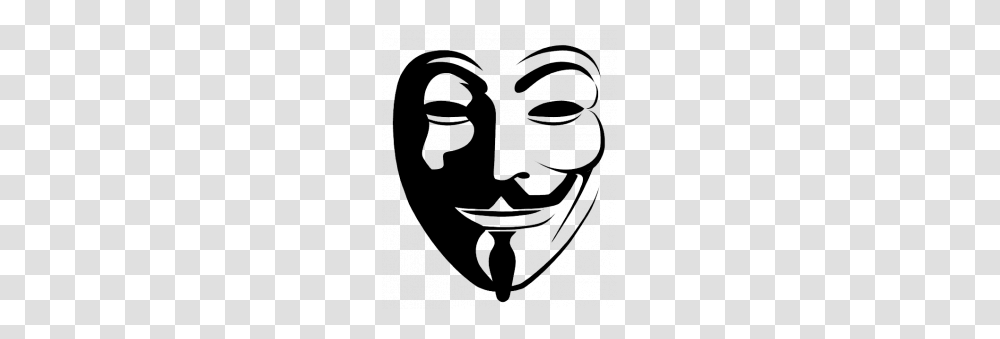 V For Vendetta Clipart, Head, Face, Label Transparent Png