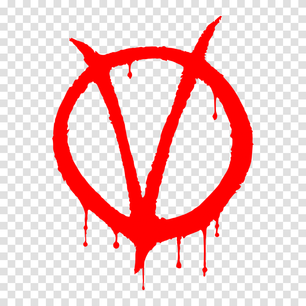 V For Vendetta Graffiti, Emblem, Logo, Trademark Transparent Png