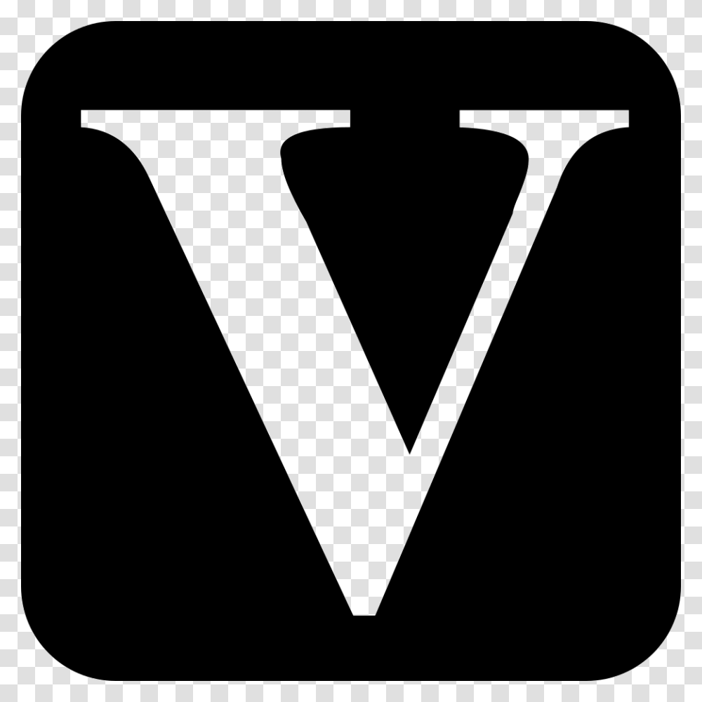 V Icon Free Download, Label, Axe, Tool Transparent Png