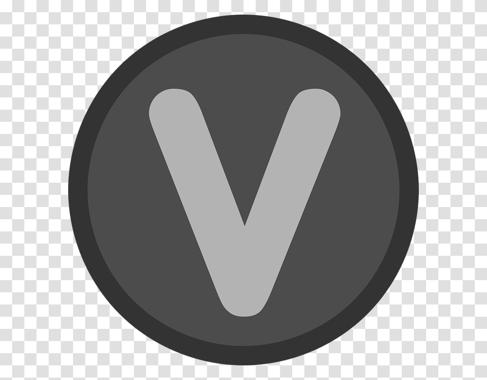 V In The Circle Image Favicon V, Alphabet, Word Transparent Png