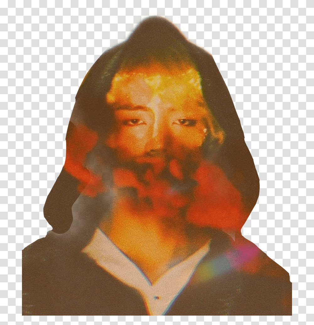 V Kimtaehyung Bts Gold Smoke Kpop Orangeblack Visual Arts, Person, Human, Crystal, Flame Transparent Png