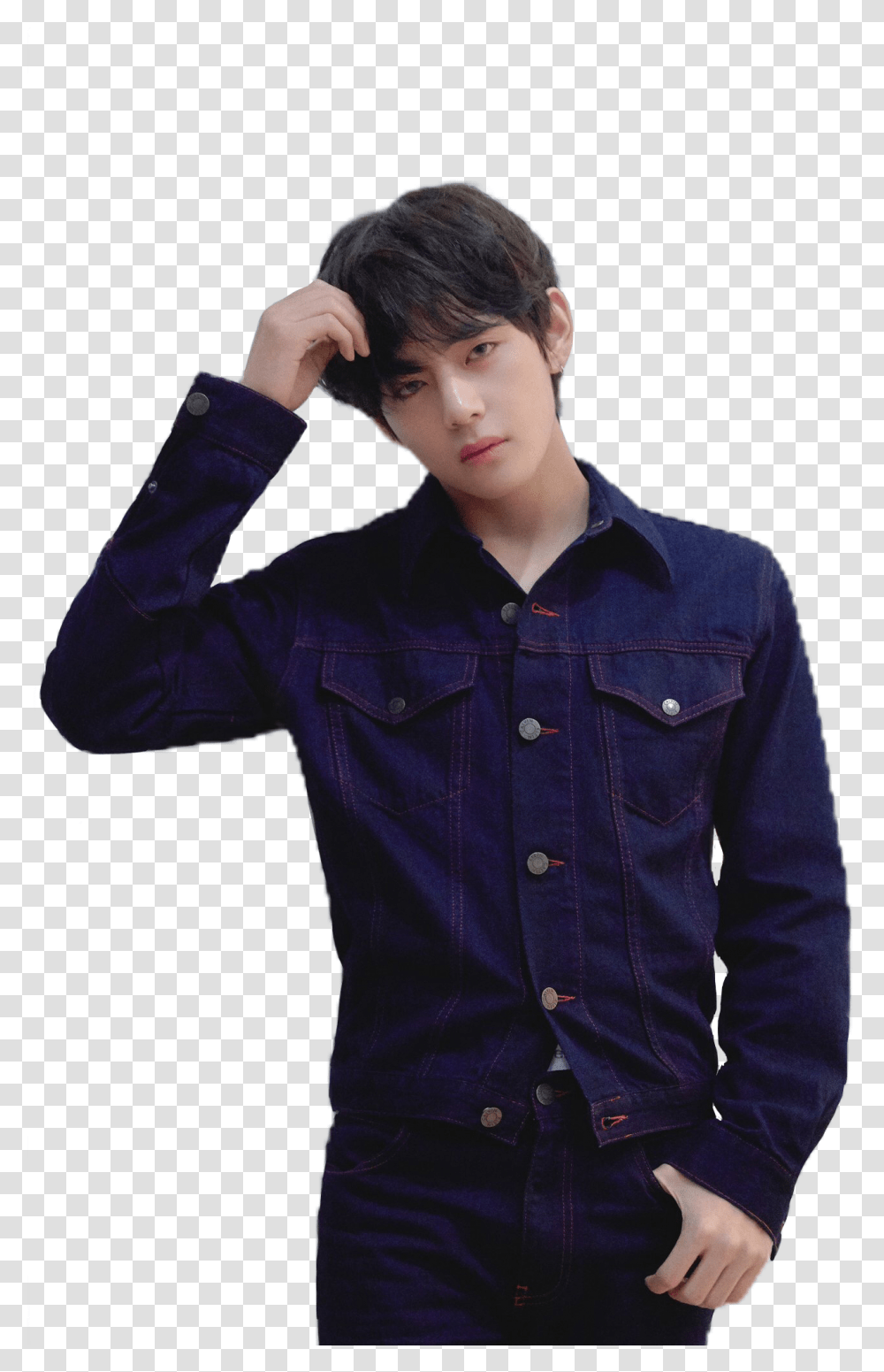 V Love Yourself Tear Photoshoot Bts Love Yourself Tear Concept, Clothing, Apparel, Shirt, Sleeve Transparent Png