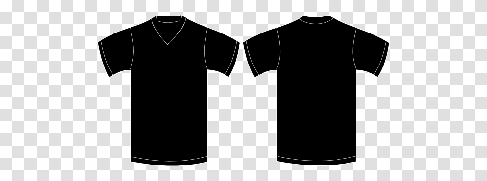 V Neck Black Tshirt Clip Art, Apparel, T-Shirt, Sleeve Transparent Png