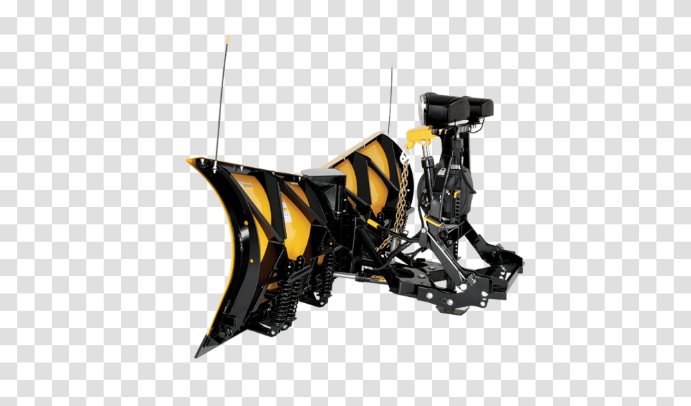 V Plow Fisher Engineering, Tractor, Vehicle, Transportation, Bulldozer Transparent Png
