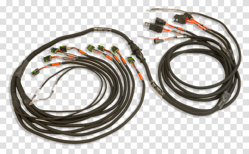 V8 Smart Coil Harness Wiring Fueltech, Cable, Wire Transparent Png