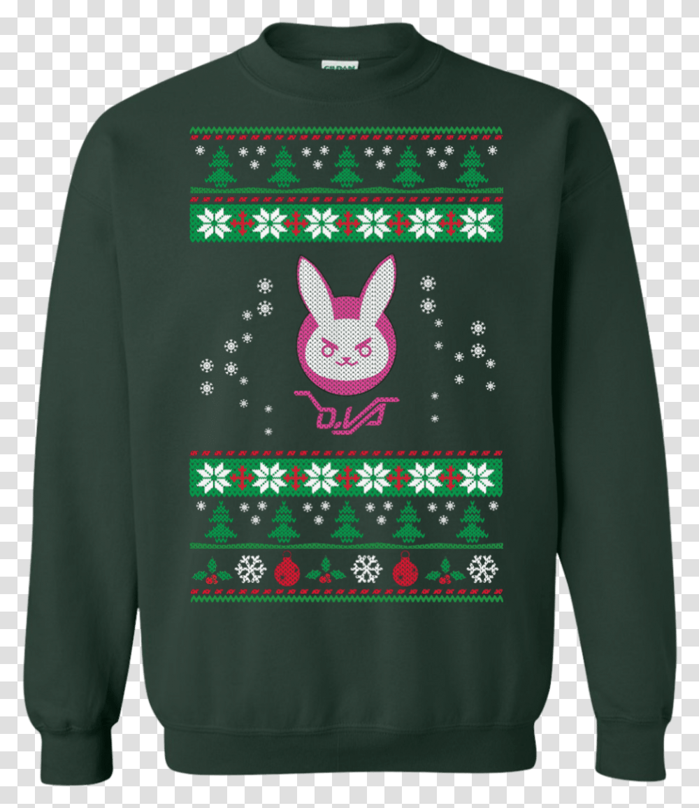 Va Bunny Spray Ugly Sweater For Christmas Electric City Scranton Pennsylvania Shirt, Apparel, Sleeve, Long Sleeve Transparent Png