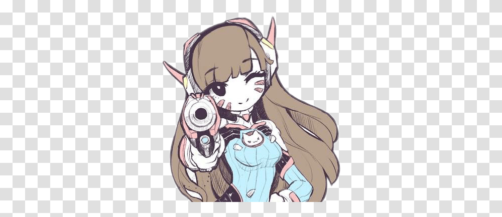 Va Dva Nerfthis K3lly Overwatch, Comics, Book, Manga Transparent Png