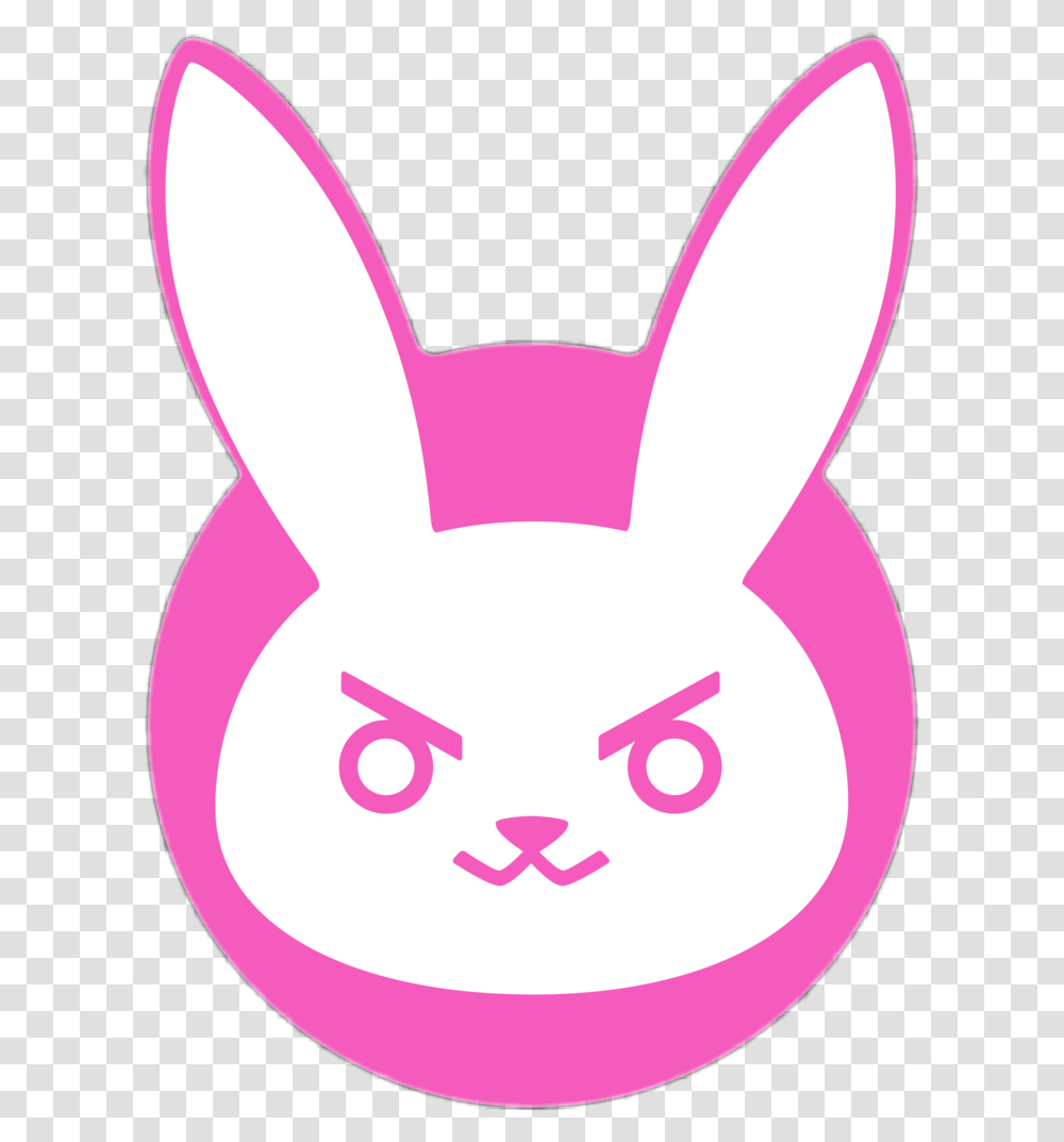 Va Overwatch Hanasong Bunny Dva Logo, Animal, Mammal, Pet, Rabbit Transparent Png