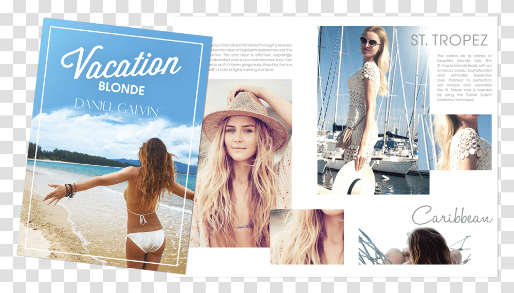 Vacation Blonde Hair Colour Selfridges, Hat, Person, Advertisement Transparent Png