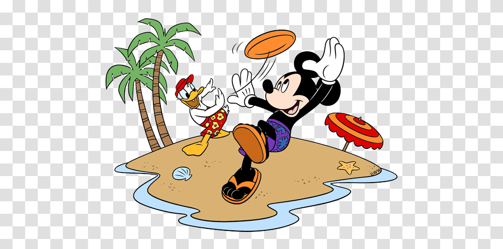 Vacation Clipart Mickey, Frisbee, Toy Transparent Png