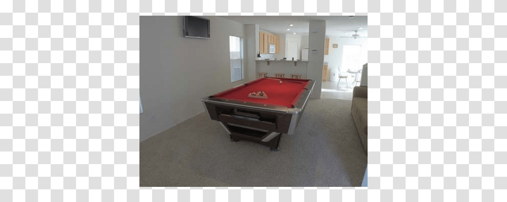 Vacation Home Billiard Table, Furniture, Room, Indoors, Pool Table Transparent Png