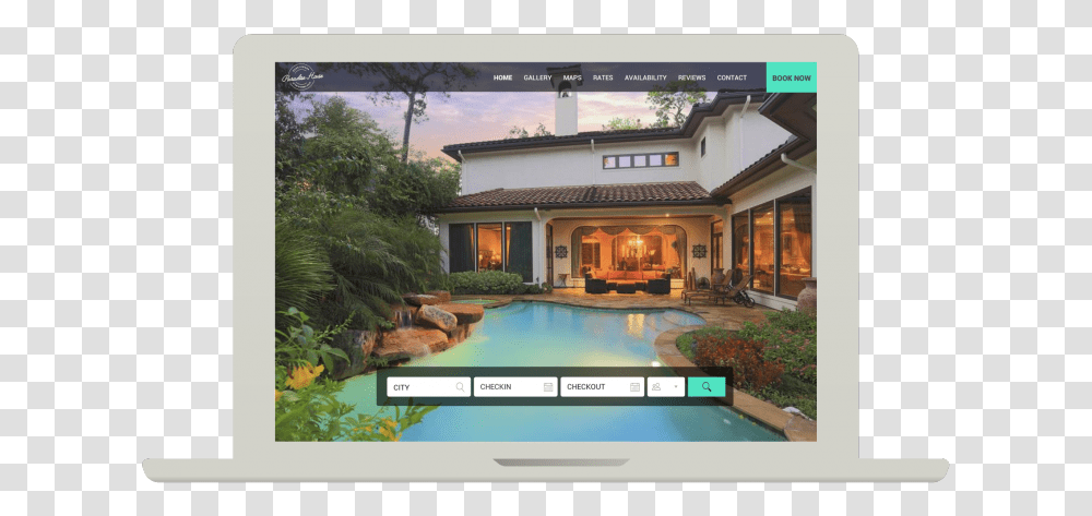 Vacation House Website, Building, Water, Hotel, Housing Transparent Png