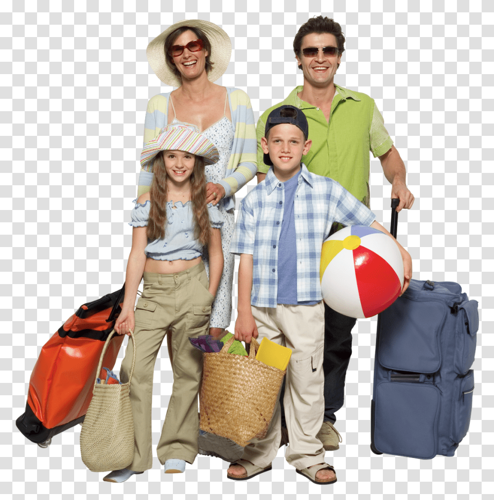 Vacation Image Family Trip, Person, Human, People Transparent Png
