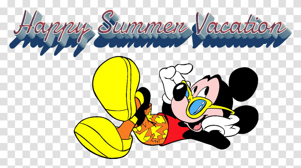 Vacation Mickey Mouse On Beach, Comics, Book Transparent Png