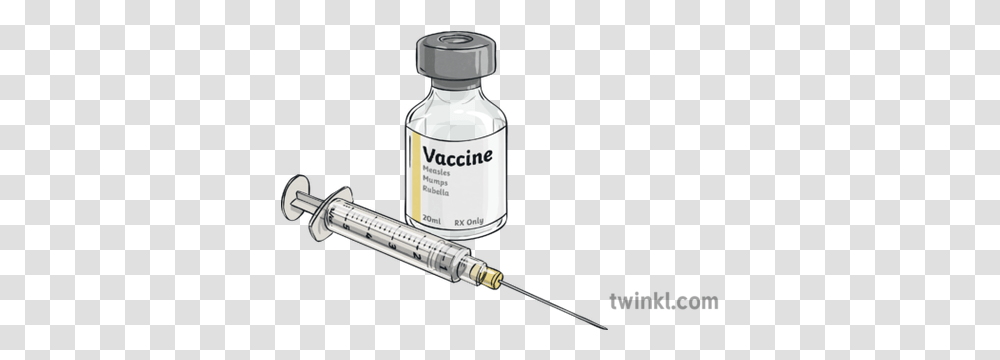 Vaccine Bottle And Needle Glass Medicine Medical Health Vaccine Bottle And Needle, Injection, Plot Transparent Png