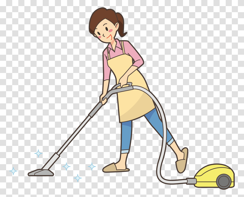 Vacuum Cleaner Cleaning Computer Icons Woman, Person, Human, Appliance Transparent Png