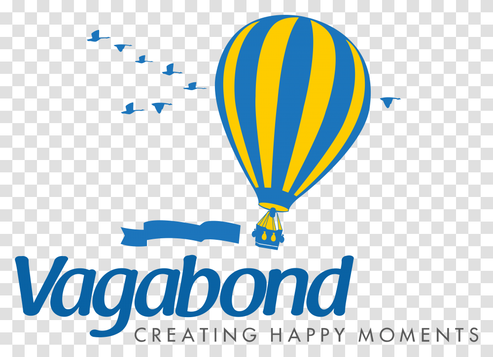Vagabond Website Logo Hot Air Balloon, Aircraft, Vehicle, Transportation Transparent Png