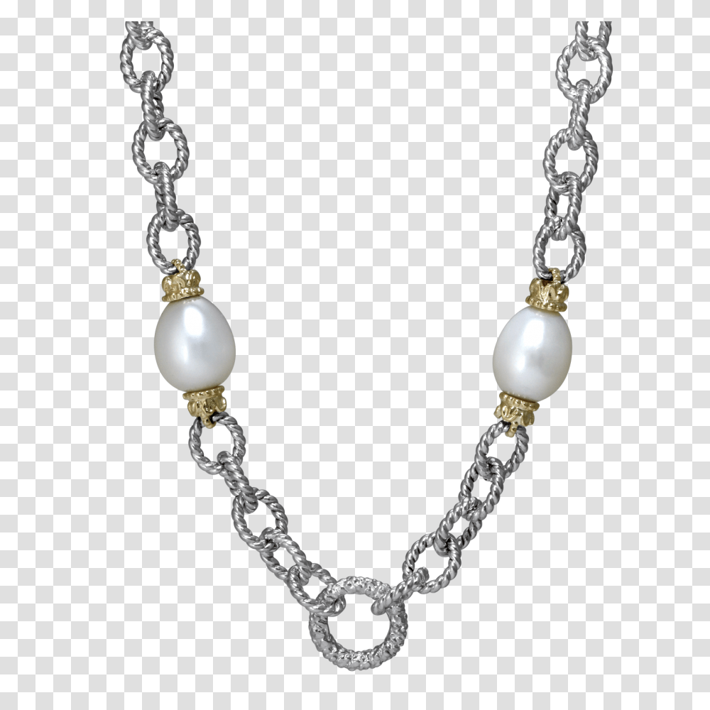 Vahan Sterling Silver And Yellow Cultured Pearl Circle Chain, Accessories, Accessory, Jewelry, Bead Transparent Png