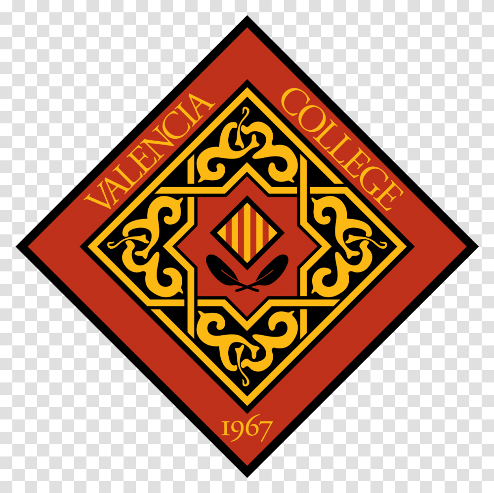 Valencia College Logo, Emblem, Road Sign Transparent Png