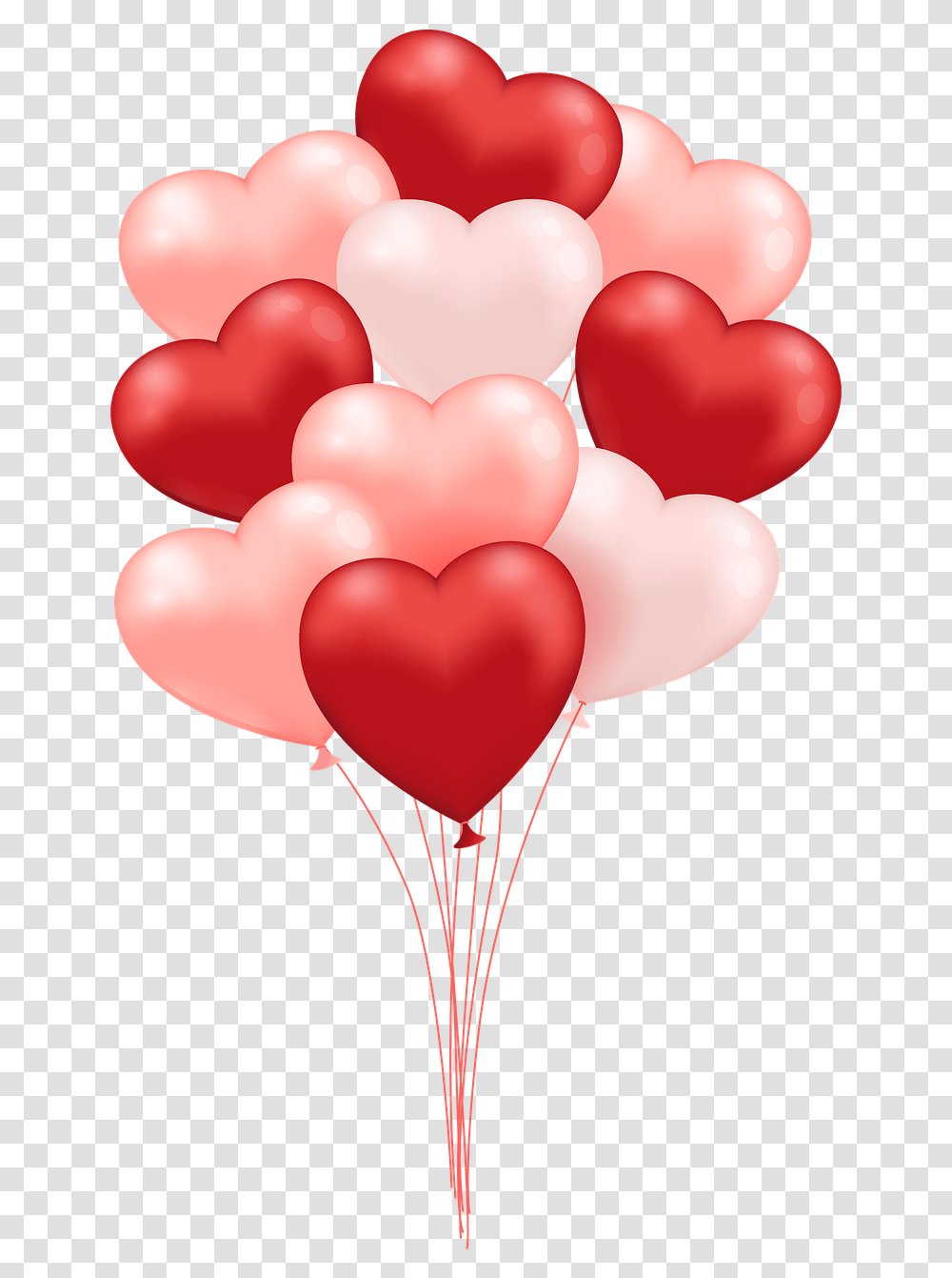 Valentine Balloons Heart Free Image On Pixabay Ballon Herz Transparent Png