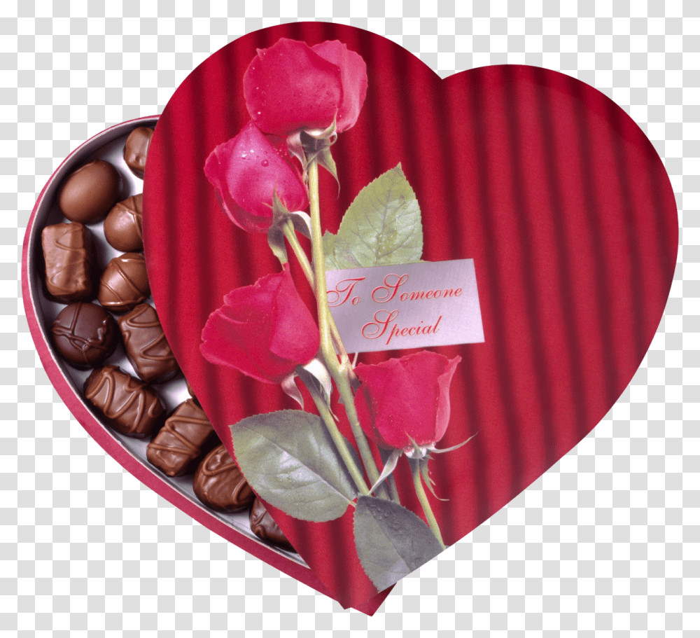 Valentine Chocolate Box Heart Shaped Chocolate Box, Plant, Flower, Blossom, Flower Arrangement Transparent Png