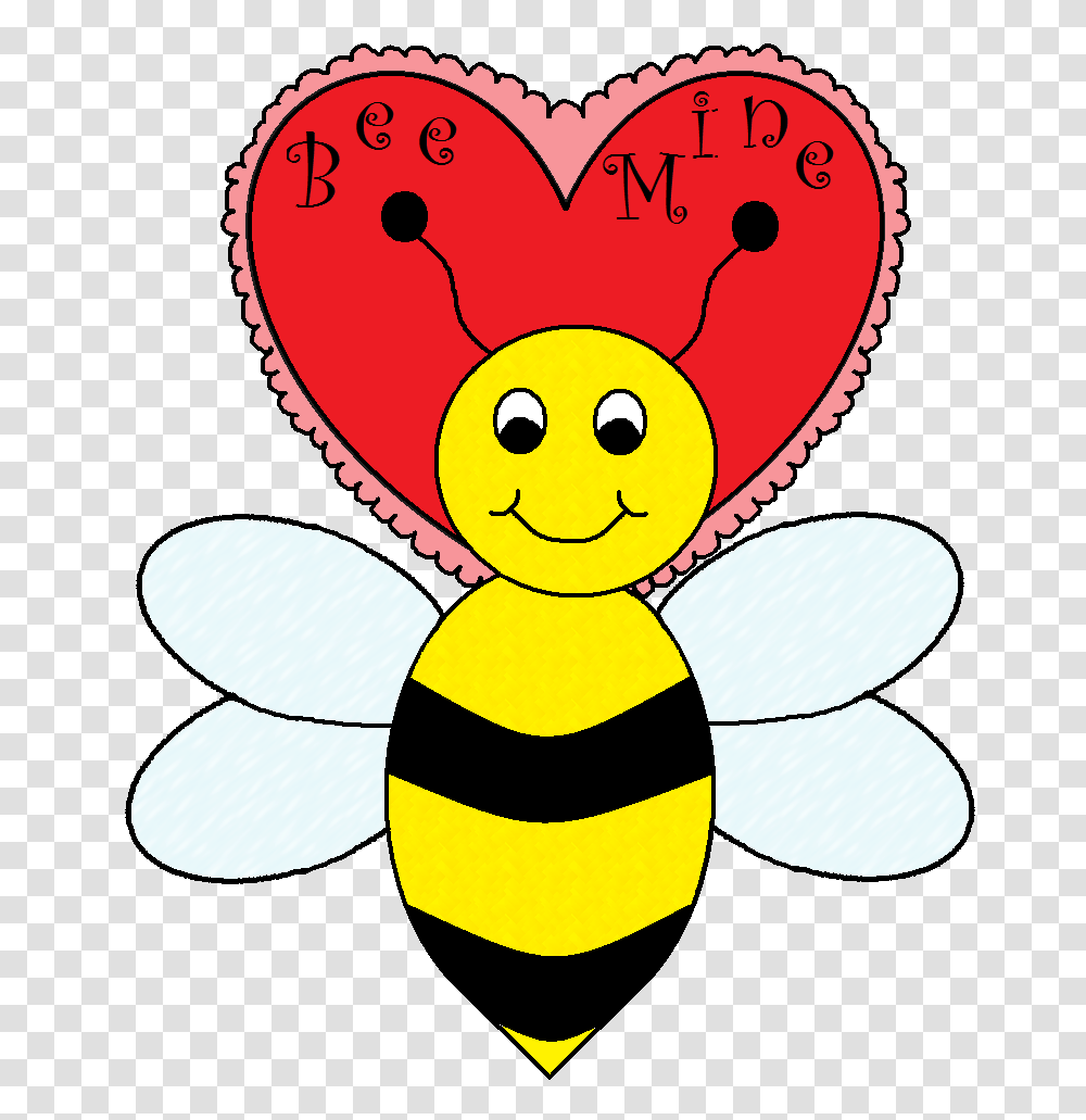 Valentine Clip Art Images, Animal, Invertebrate, Insect, Bee Transparent Png