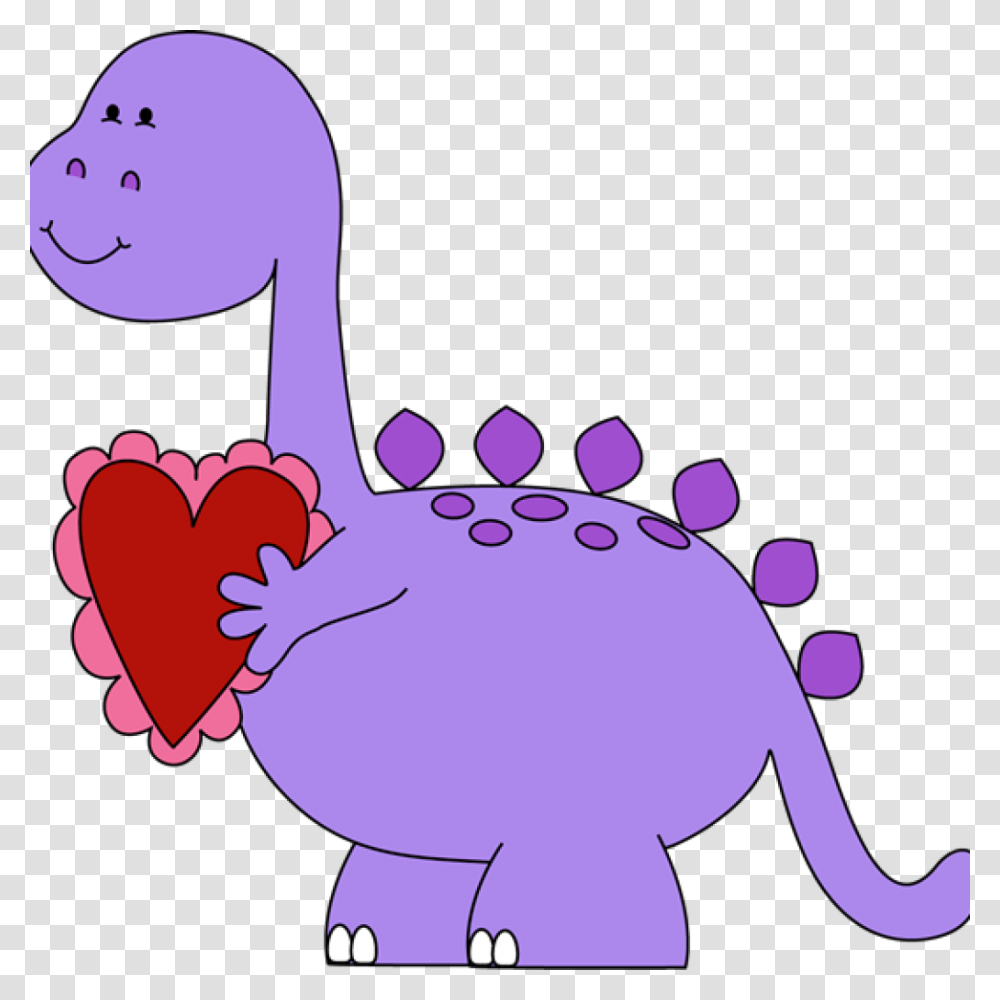 Динозаврик с сердечком