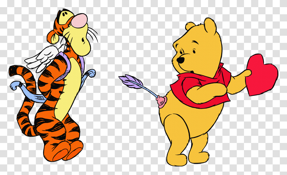 Valentine Clipart Pooh Winnie The Pooh Valentine Transparent Png