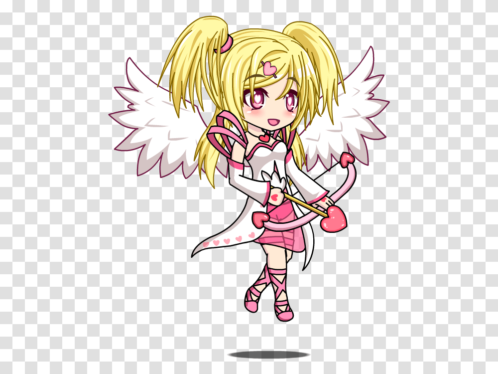 Valentine Cupid Gacha World, Manga, Comics, Book, Person Transparent Png