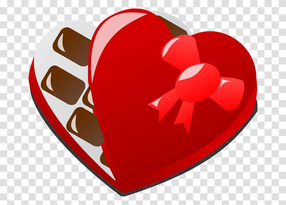Valentine Day Chocolate Box Clipart Valentine Chocolate Box Clipart, Plant, Food, Heart Transparent Png