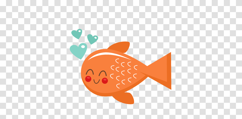 Valentine Fish Scrapbook Cute Clipart, Animal, Goldfish Transparent Png