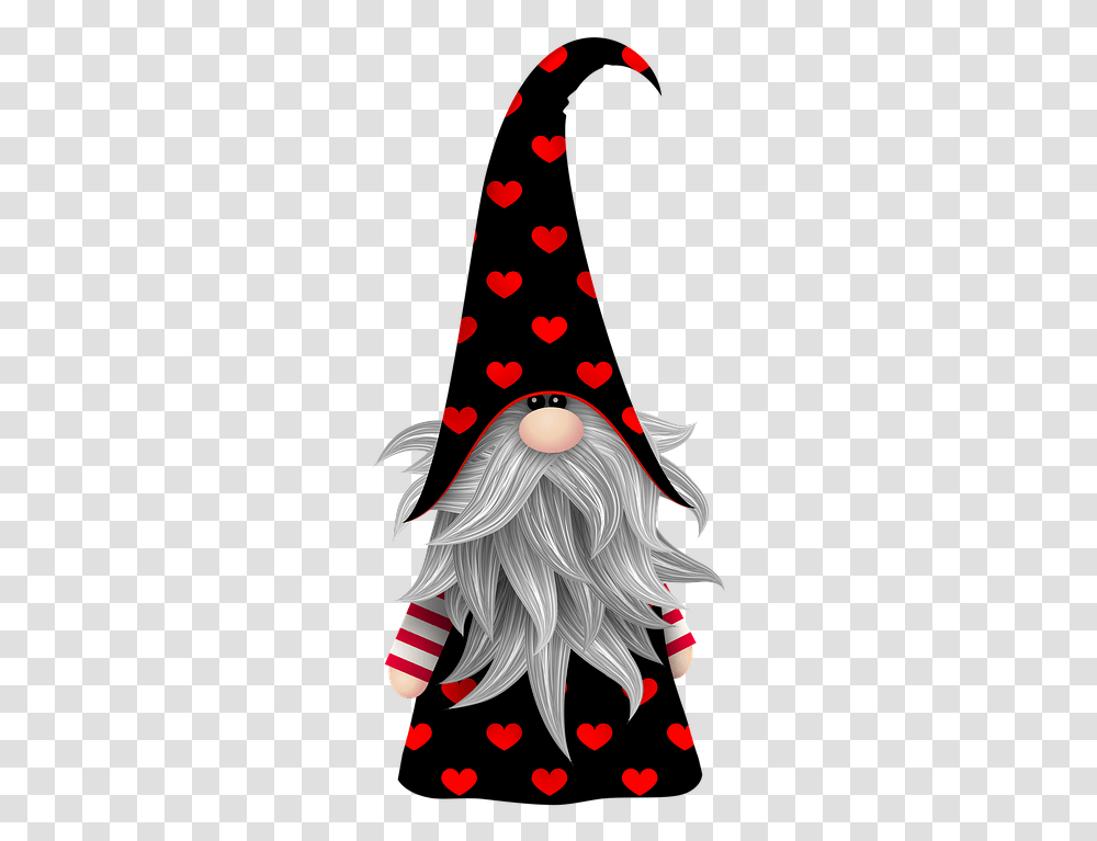 Valentine Gnome Scandivian Free Image On Pixabay Christmas Gnome, Clothing, Apparel, Bird, Animal Transparent Png