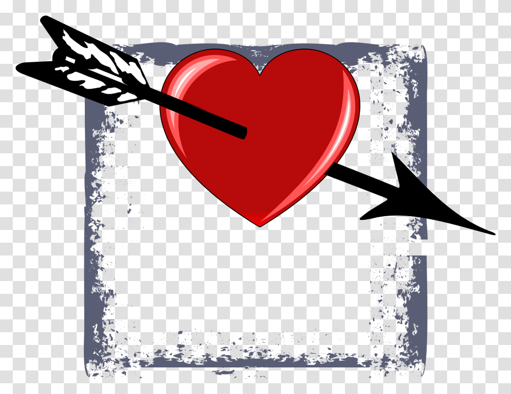 Valentine Heart Arrow Drawing Free Image Arrow San Valentin, Weapon, Weaponry Transparent Png