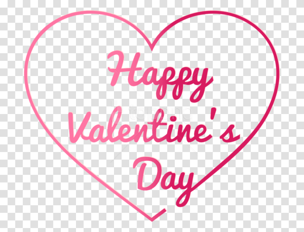 Valentine Heart Happy Valentine Day, Plectrum, Label Transparent Png