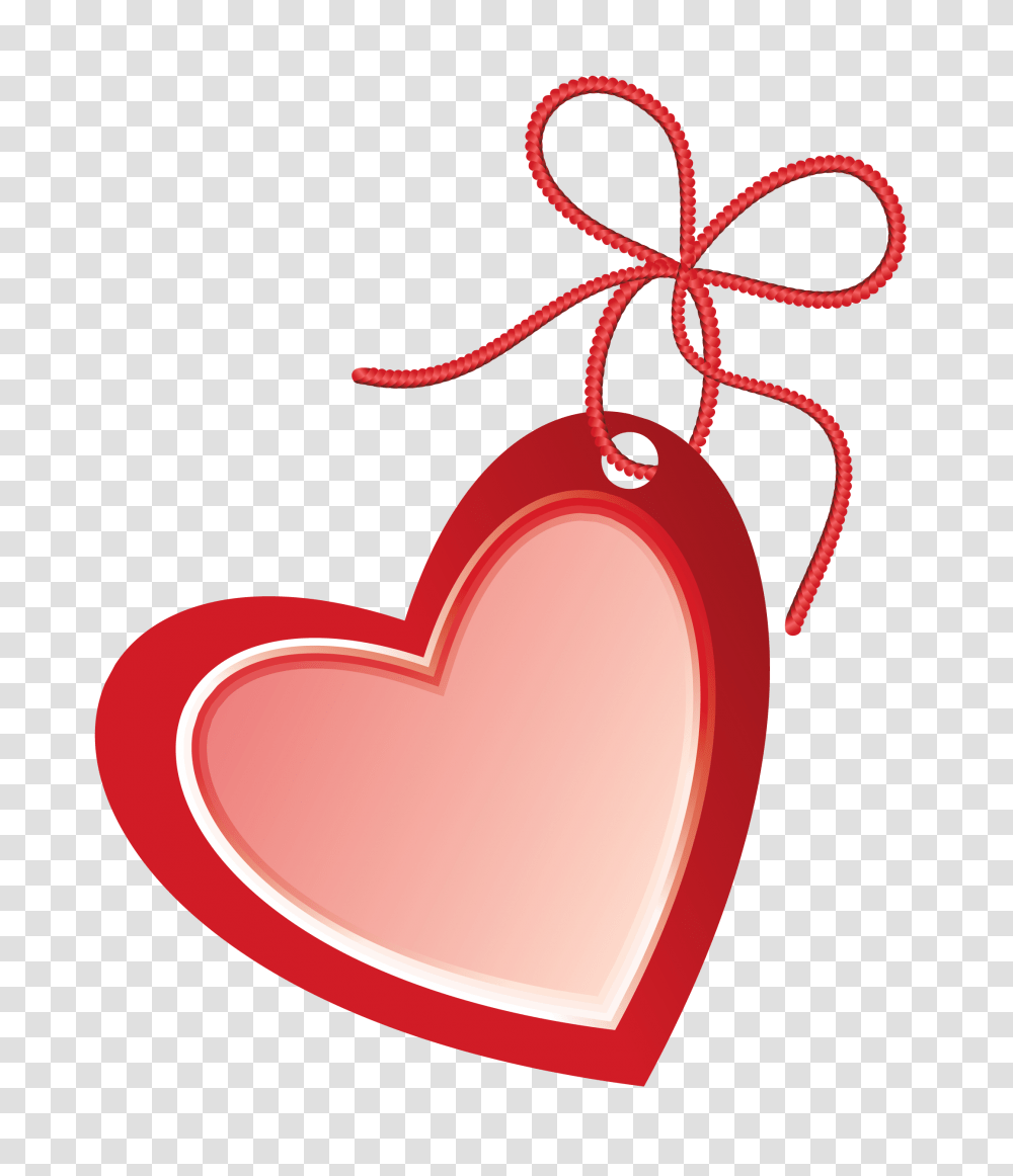 Valentine Heart Label Clipart, Gift, Bag Transparent Png