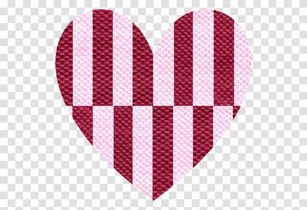 Valentine Heart Love Family Symbol Icon Fabric Circle, Rug, Sweets, Food, Confectionery Transparent Png