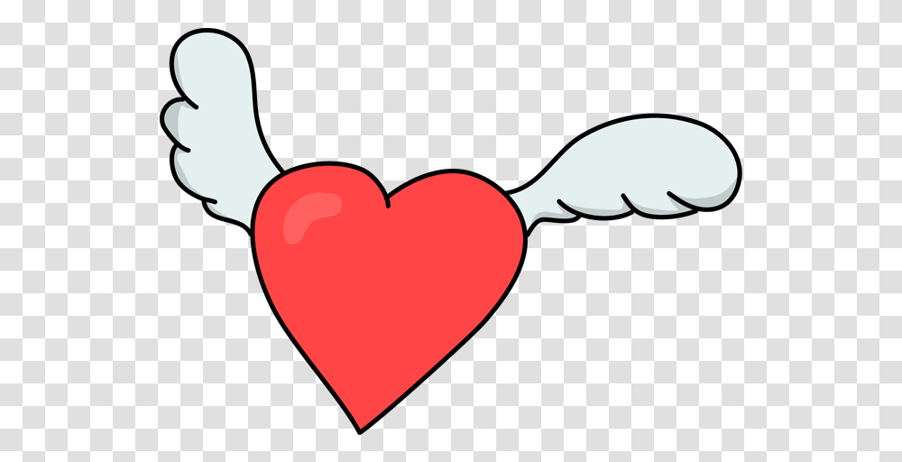 Valentine Heart With Wings Vector Pngimagespics Girly, Spoon, Cutlery, Pillow, Cushion Transparent Png