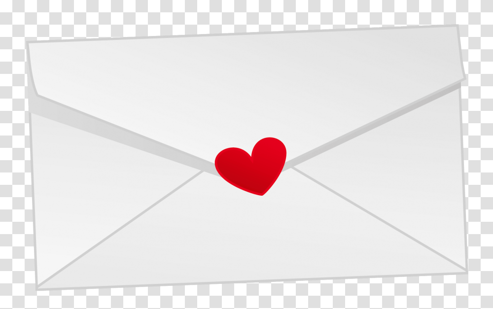 Valentine Letter, Envelope, Mail, Heart, Airmail Transparent Png