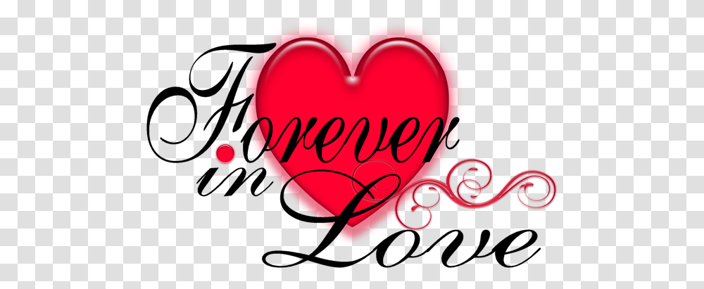 Valentine Love Forever With Glowing Heart Picture Heart Forever In Love, Text, Dynamite, Bomb, Weapon Transparent Png