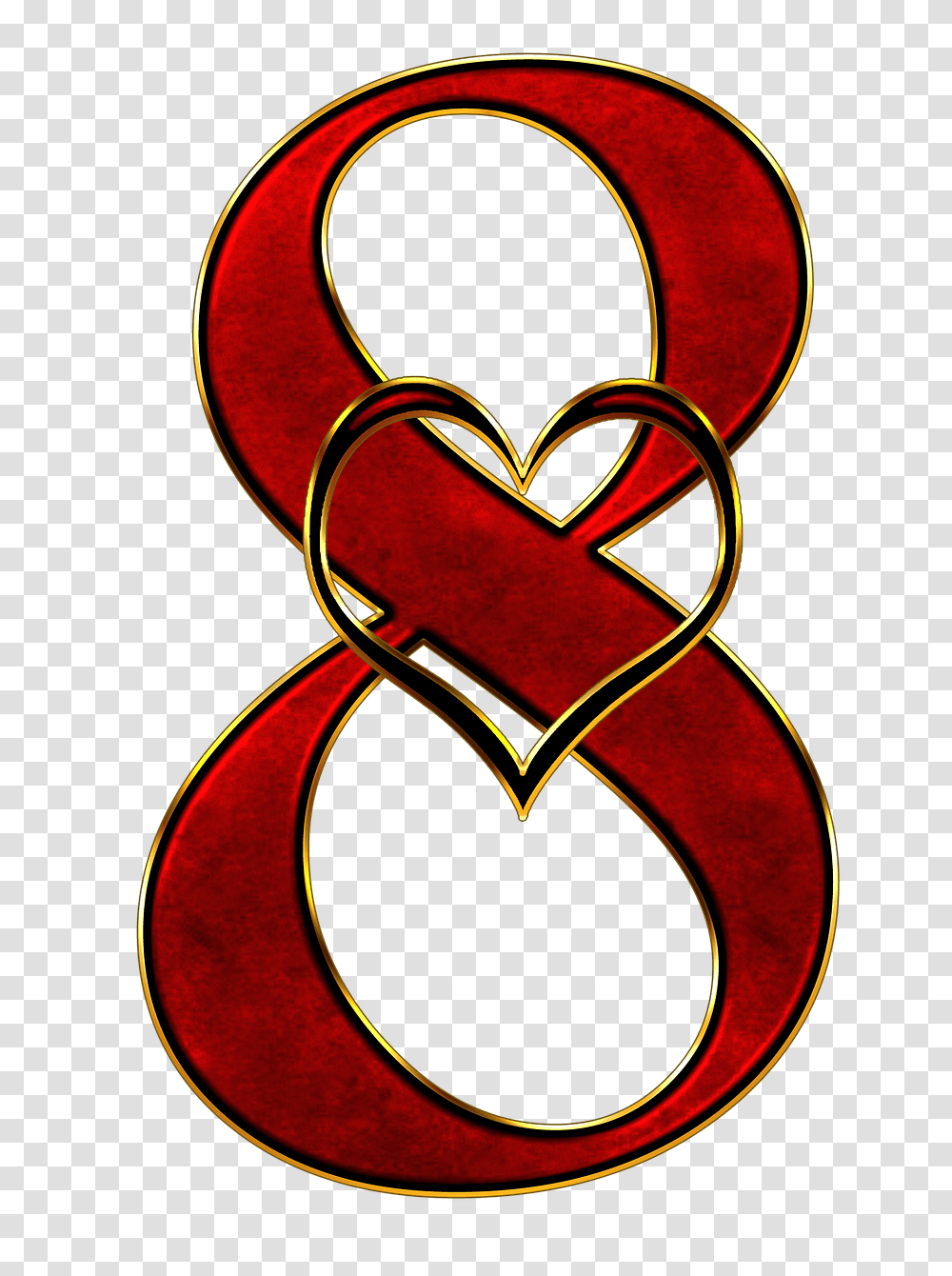 Valentine Number, Alphabet, Heart Transparent Png