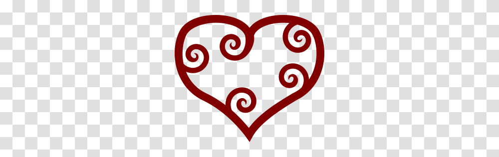 Valentine Red Maori Heart Clip Arts For Web, Floral Design, Pattern, Spiral Transparent Png