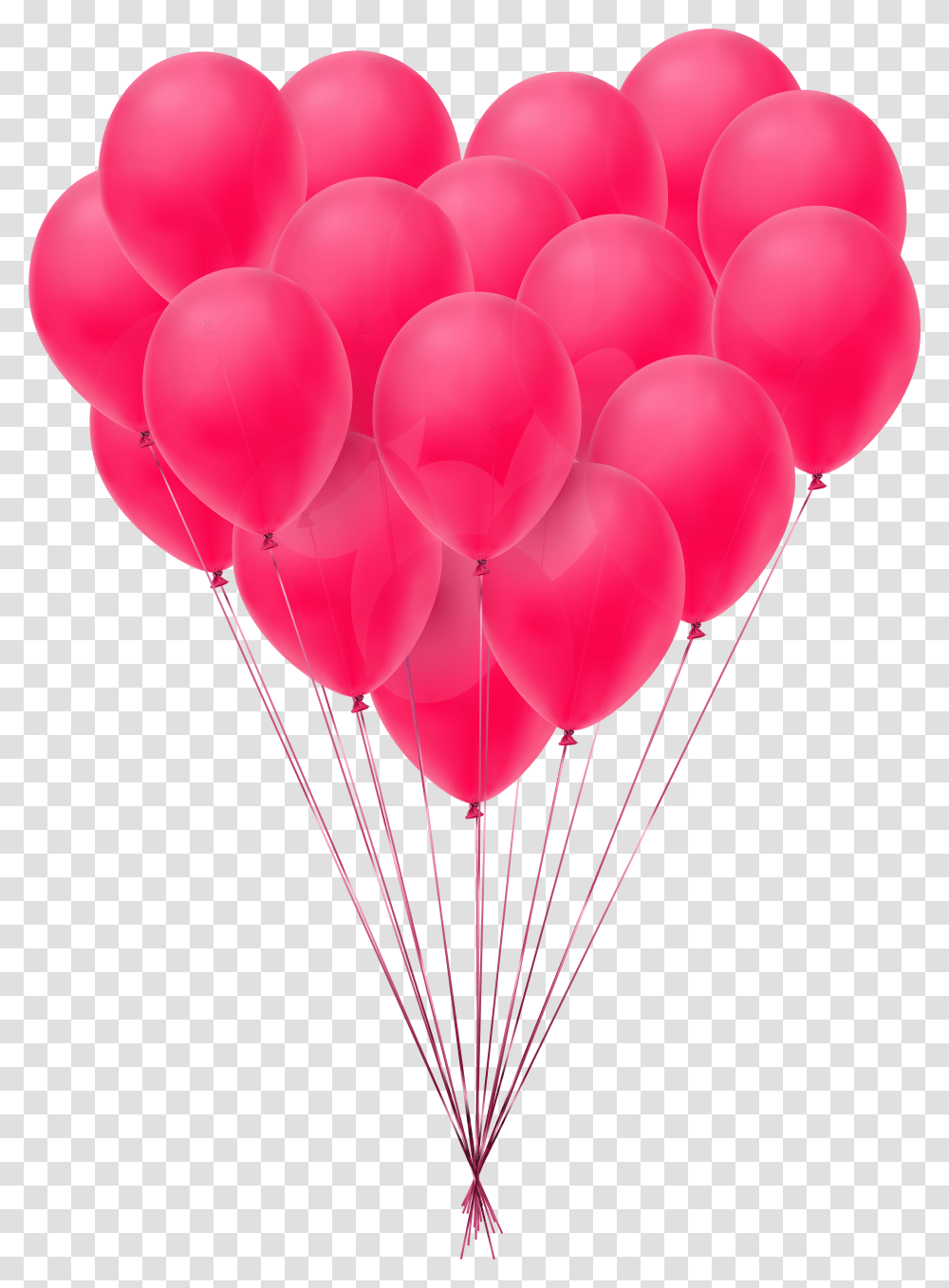 Valentine's Day Balloons Clip Art Image Balloons Bday Transparent Png