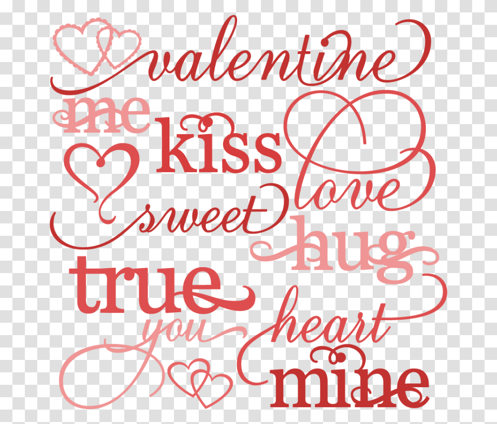 Valentine's Day Clipart Calligraphy, Alphabet, Handwriting, Letter Transparent Png