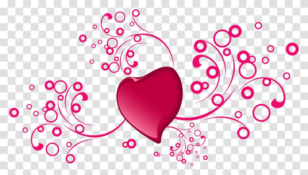 Valentine's Day Decorative Heart Clip Love Valentine, Floral Design, Pattern, Greeting Card Transparent Png