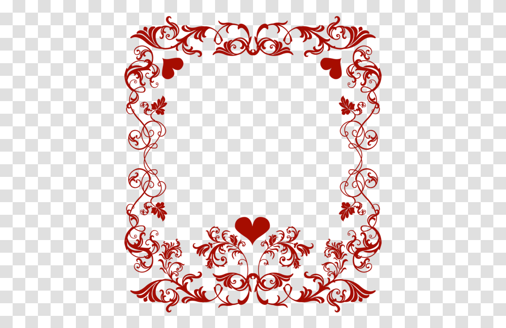 Valentine's Day Decorative Valentines Day Border Clip Art, Floral Design, Pattern, Label Transparent Png