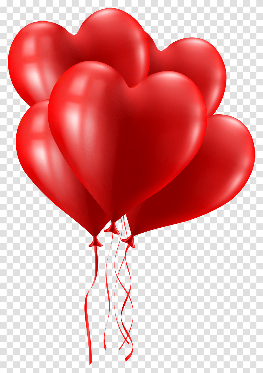 Valentine's Day Heart Balloon Hd Download Pink Heart Balloons Transparent Png