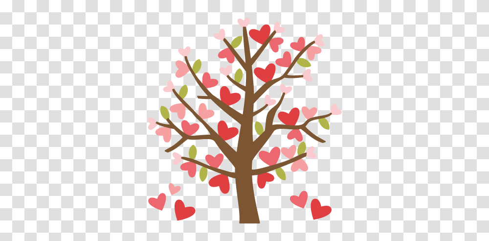 Valentine Tree Cutting Valentines Day Clipart Cute, Plant, Flower, Blossom, Cherry Blossom Transparent Png
